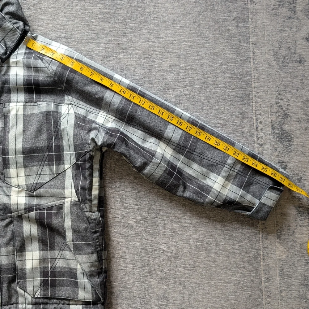 Ripzone Women's Winter Jacket Teens Ski Snowboard Snow Plaid Size L - Picture 13 of 16